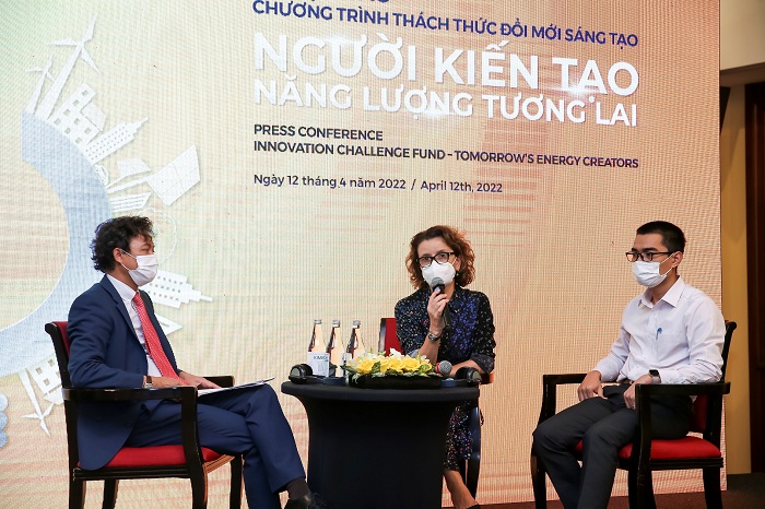 Đại diện USAID và Dự án An ninh Năng lượng Đô thị Việt Nam chia sẻ tại buổi phát động